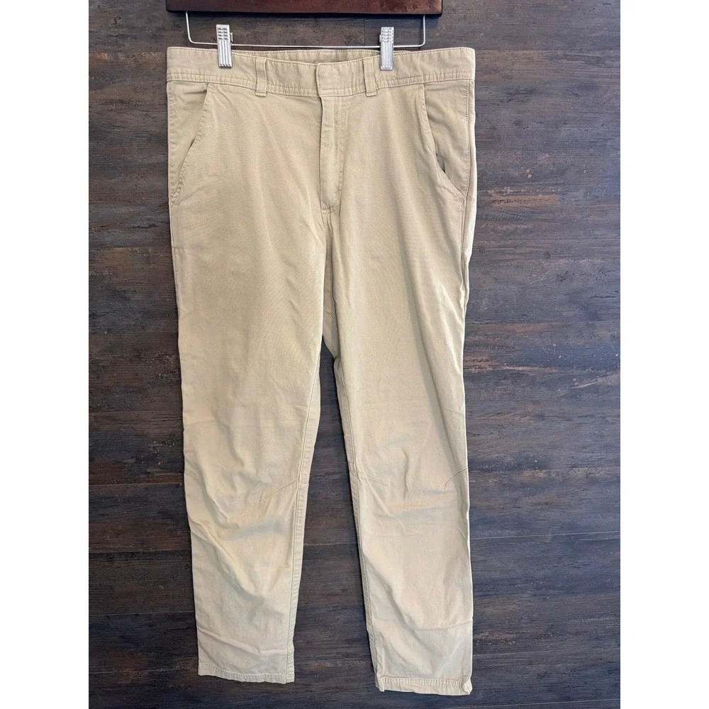 The North Face Mens Motion Pants Khaki Tan Stretch Hiking Trousers 32x30